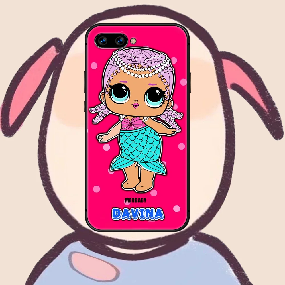 

little girl doll Phone Case Cover Hull For HUAWEI honor 7a 8 8s 8a 8x 9 9x 10 20 i Lite Pro black Etui Trend Cover Pretty Cell