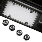 Для Ssangyong Actyon Korando Rexton Tivoli Kyron Rodius Musso XLV Turismo нержавеющие винты для номерного знака Болты пламя украшение