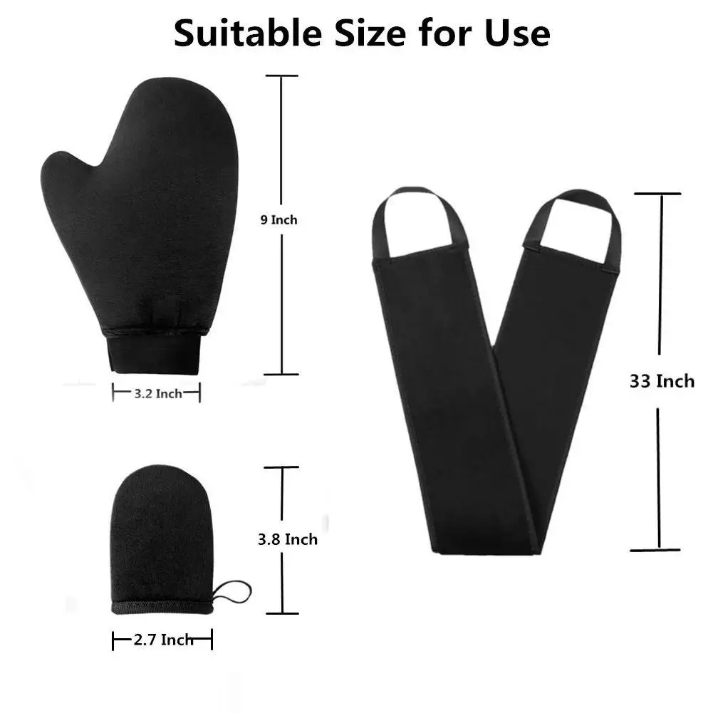 

1Set Reusable Bath Towel Self Tanning Mitts Lotion Supply Cream Tools Body Beauty Gloves Applicator Back Velvet Massage Was K7I1