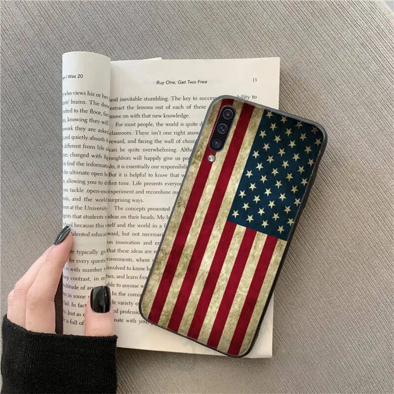 

American USA Flag Phone Case For Samsung galaxy S 9 10 20 A 10 21 30 31 40 50 51 71 s note 20 j 4 2018 plus