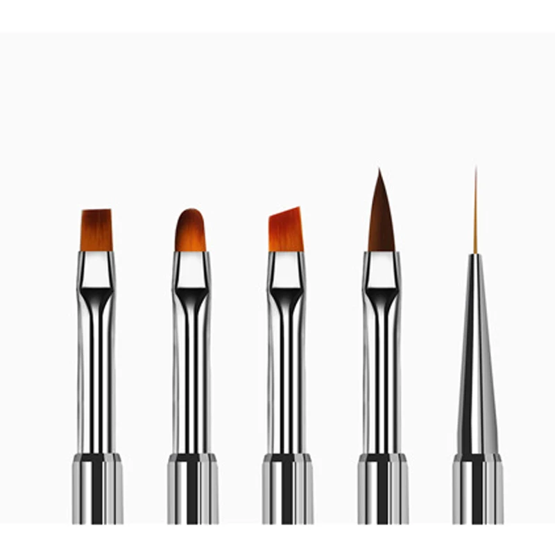 Набор кистей для маникюра 5 шт./компл.|Кисти ногтей| |