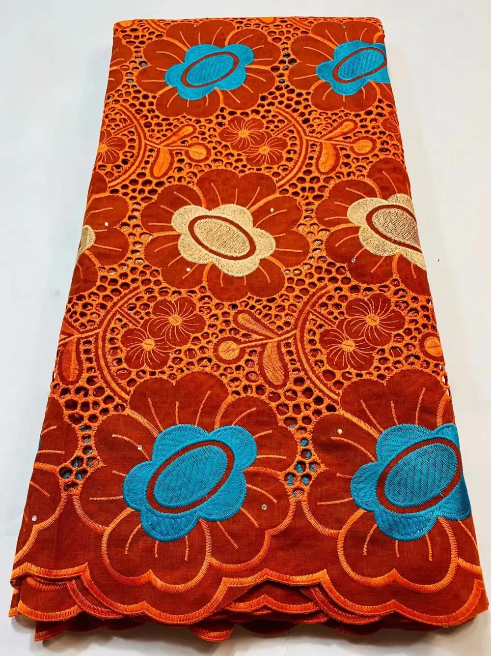 

2021 Embroidery Swiss Voile Materials African Lace Fabric 5 Yards Latest Swiss Votton Lace Fabric Wedding Nigerian Lace