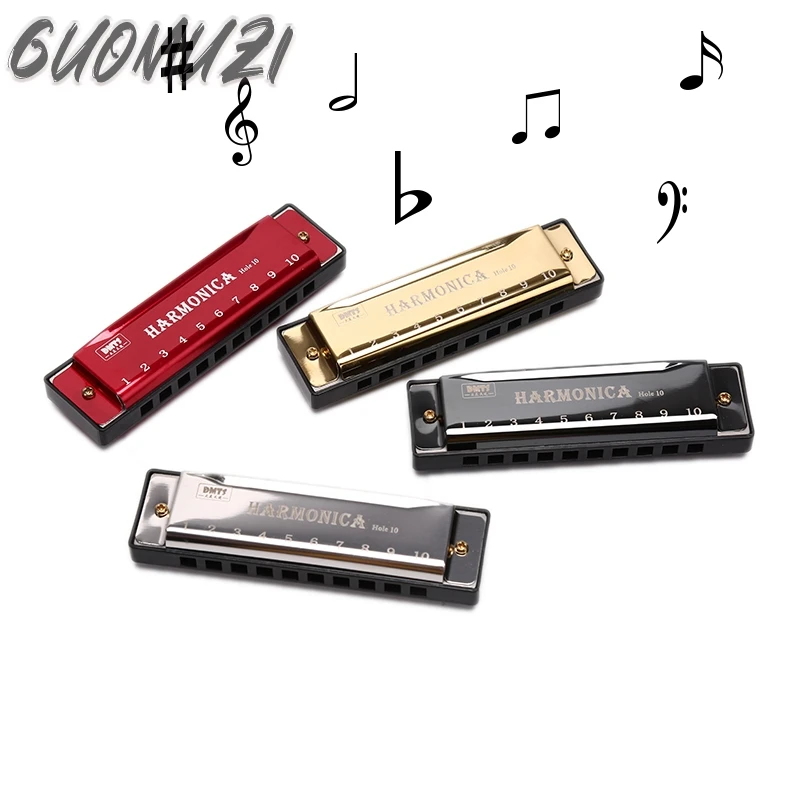 Регулируемая гармоника с 10/16 отверстиями пазл ротовыми органами музыкальный