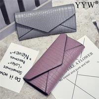 new fashion women clutch bag envelope purse portable leather mini wallet purple ladies long wallet money box bag card clutches