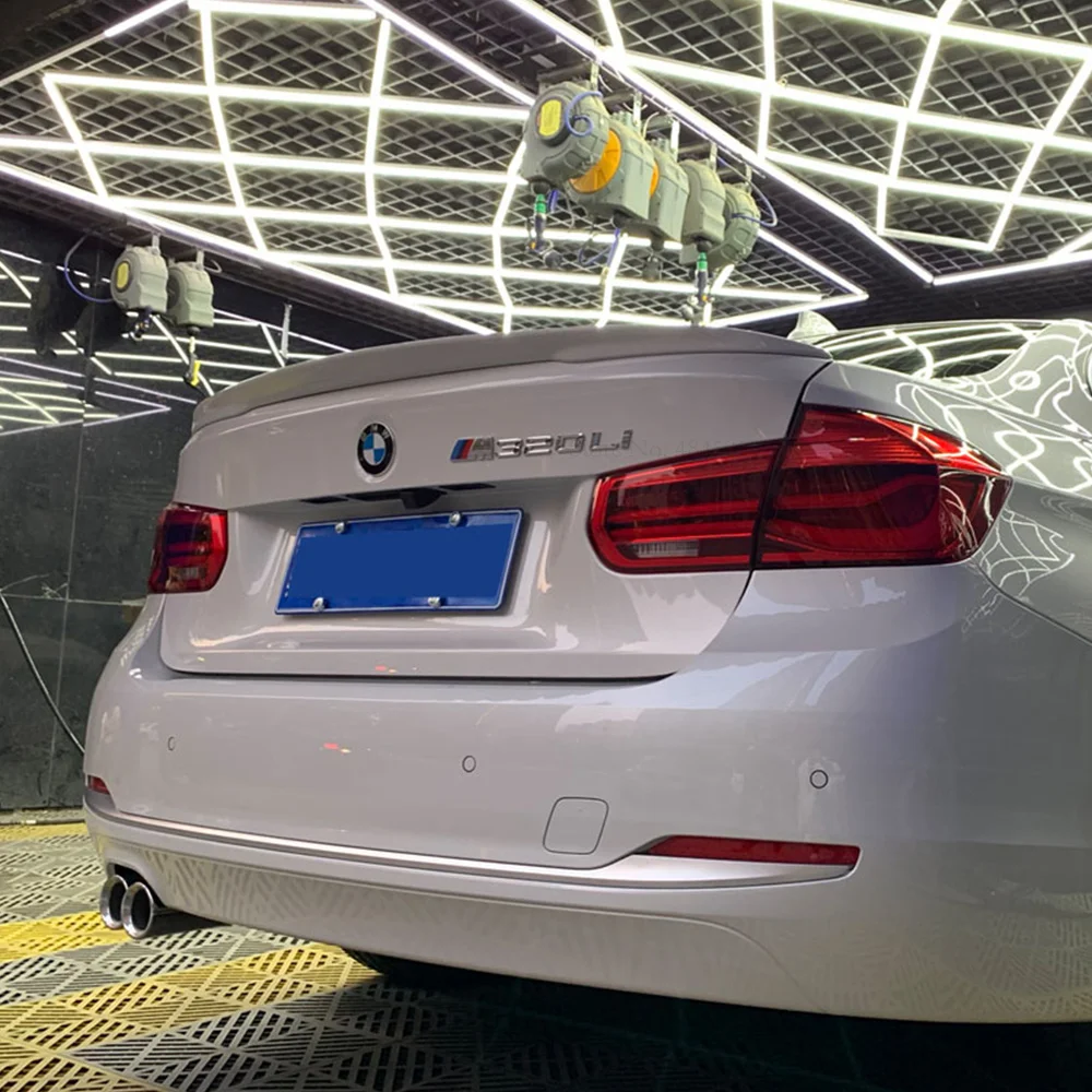 2013 до 2019 для BMW 3 серии черный Задний спойлер F30 320li 330i 318 328 из углеродного волокна