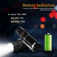 sofirn sc21 mini 16340 led flashlight usb c 1000lm rechargeable torch with magnet tail power indicator 5000k