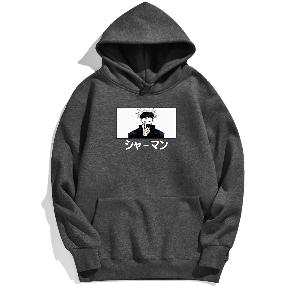 

Fashion Gojo Satoru Pattern Mens Hoodies Trendy Casual Man Hoodie Sweatshirts Street Casual Clothing Fleece Warm Pullovers Men