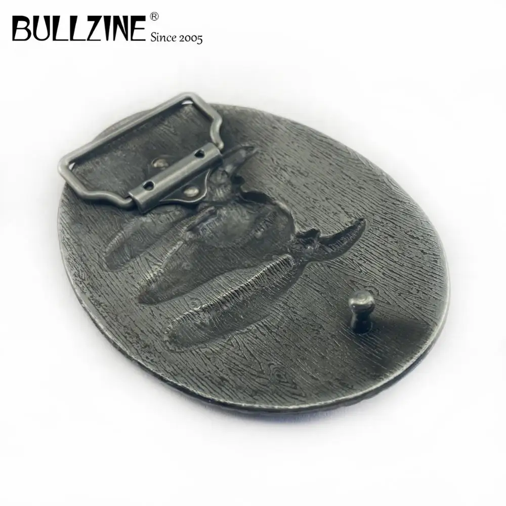 В Bullzine оптом бычий Рог пряжка на ремешке с pewer отделка FP 02847 подходит для детей