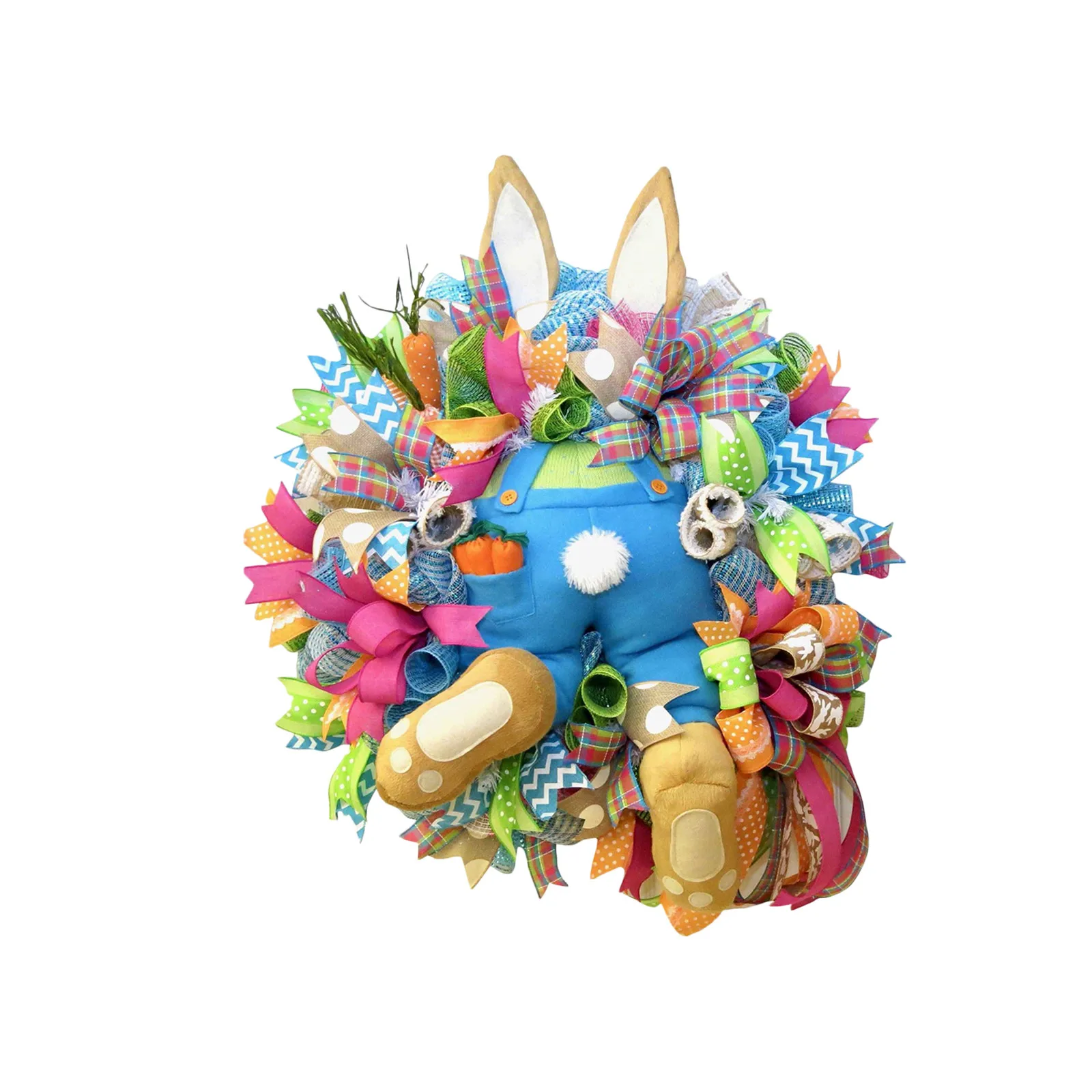 Пасхальный венок в виде кролика с пасхальным крестом украшение для дома весенний