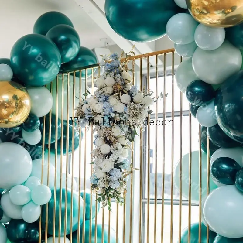 218 шт s арочный комплект слой Maca Tiffany синий пастельный латекс Темно-Зеленый День