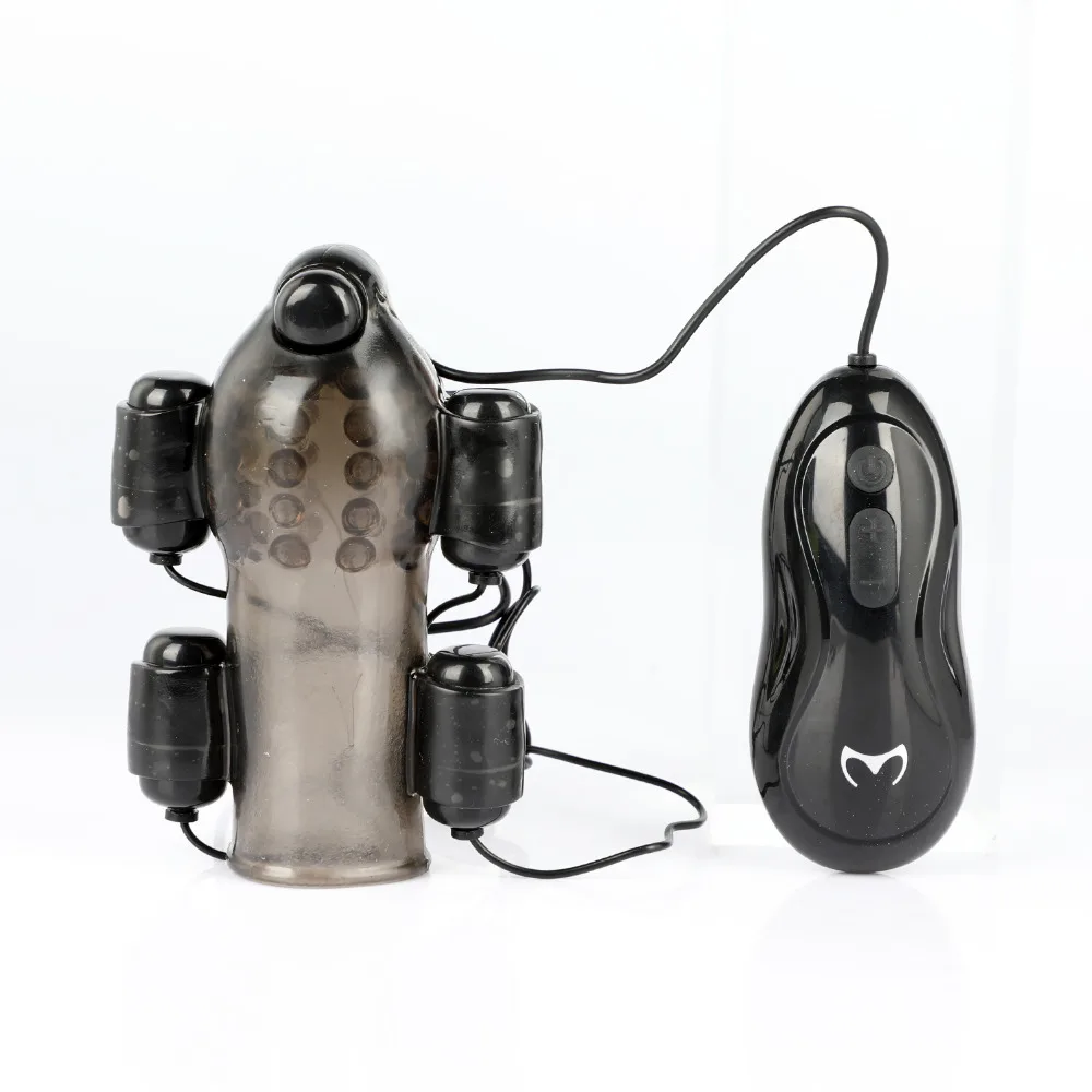 Вибратор удлинитель для пениса стимулятор задержки с рукавом упражнений Мужской