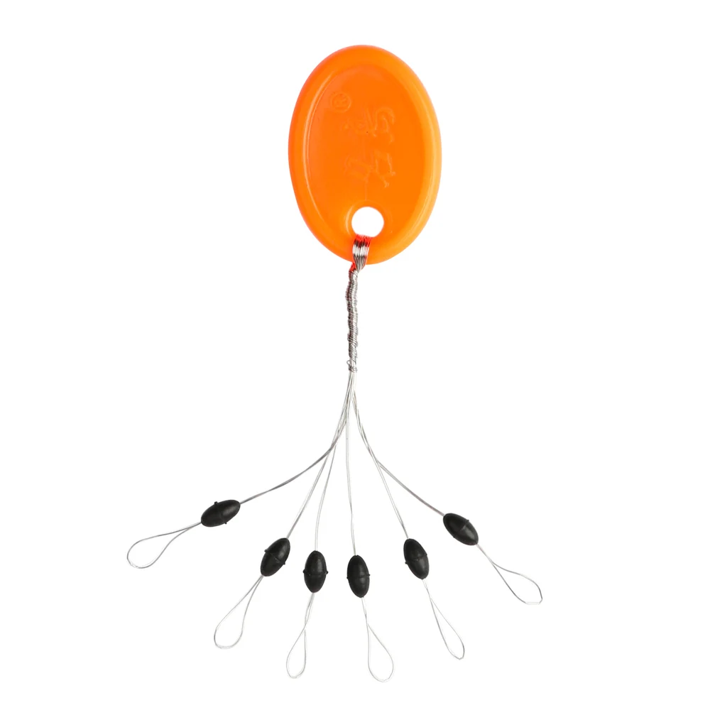 10 шт./лот поплавок для рыбалки случайных цветов резиновая овальная пробка