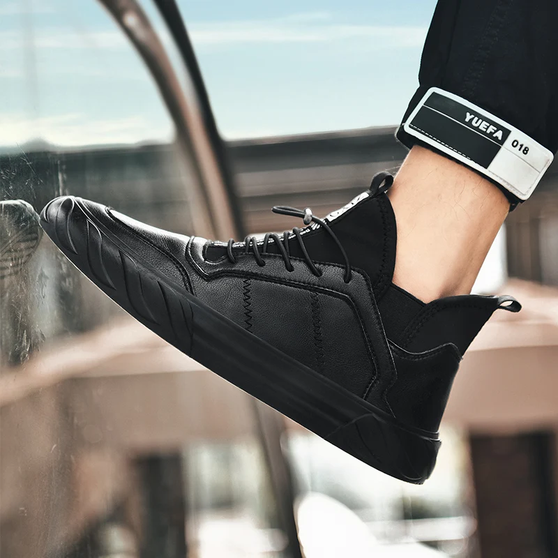 

2019 New Men Casual Shoes Breathable Wear Resistant Shoes Comfortable Summer White Round Toe Lace up Flat Sneakers *M9277