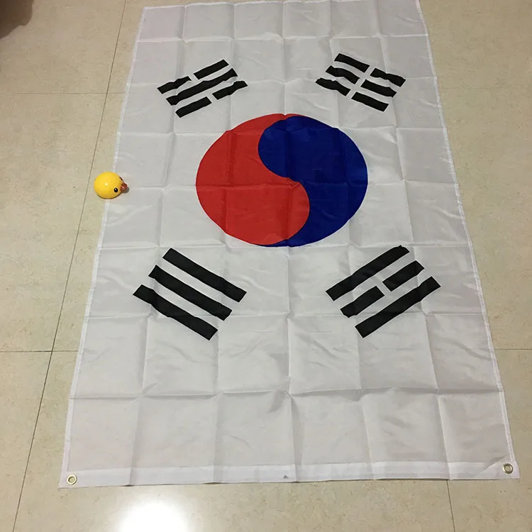 Бесплатная доставка флаг Xvggdg из Южной Кореи полиэстера баннер для праздника