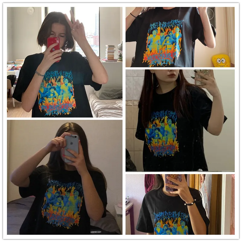 Футболка с изображением хэви-метал One Direction надписью на английском и ирландском