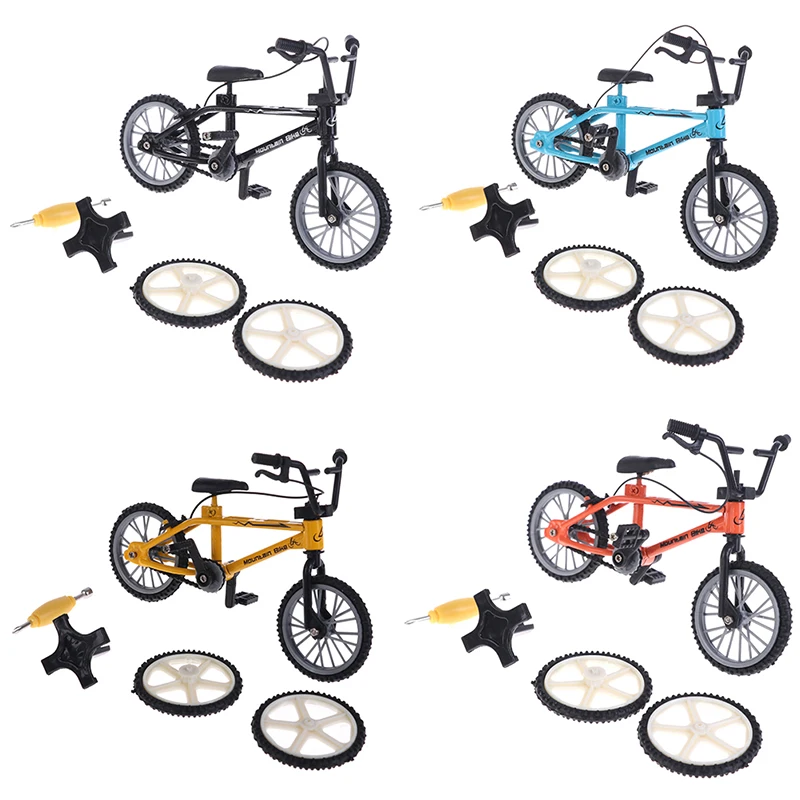 Креативная игра BMX велосипед игрушки сплав мини Finger Bikes мальчик игрушка модель
