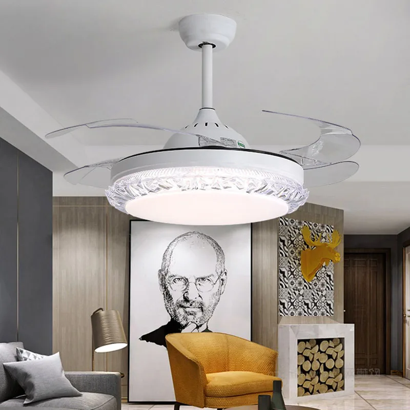 Fan Lights Invisible Ceiling Light Dining Room Living Bedroom Modern Simple Mute LED | Освещение