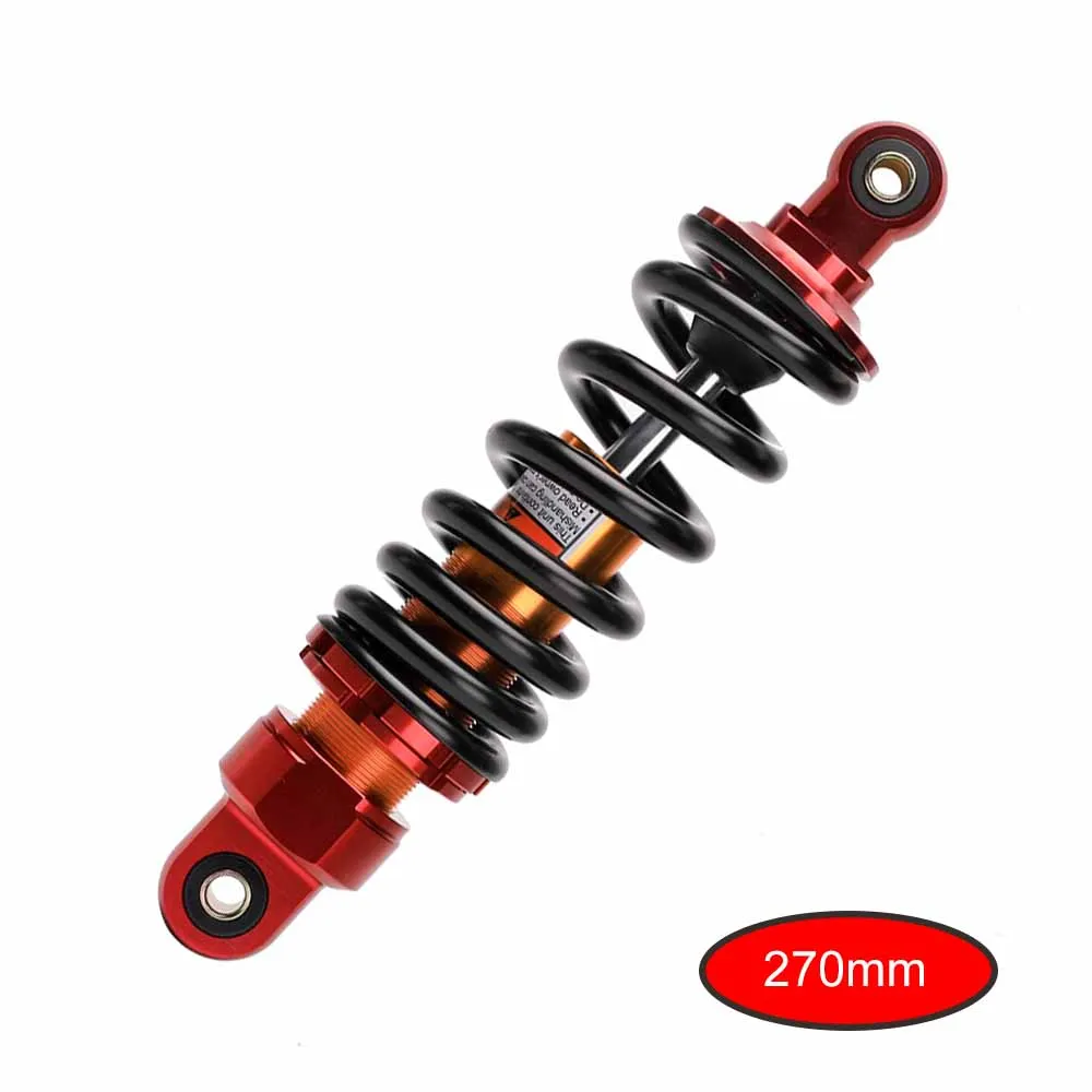 Задний амортизатор для мотоцикла 270 мм x 11 алюминиевая красная Подвеска ATV Go Cart Quad