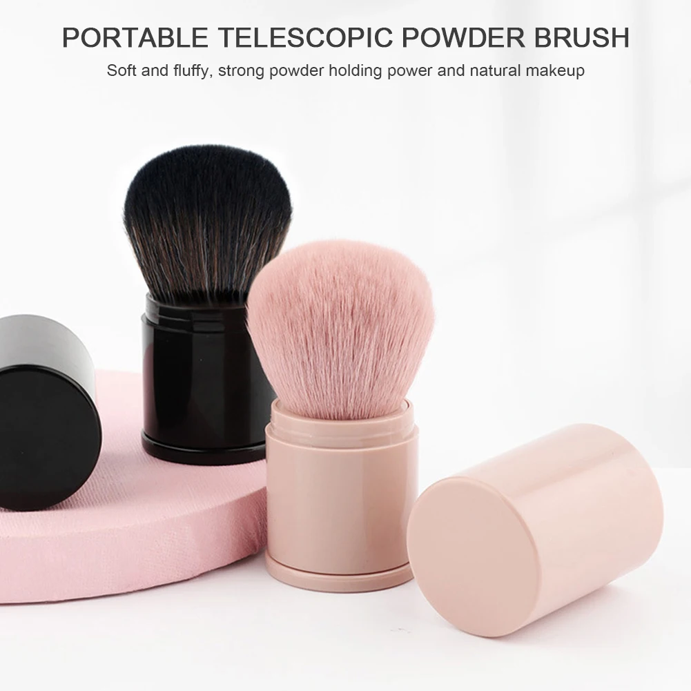 

1pcs Loose Powder Foundation Blush Makeup Brushes Retractable Powder Foundation Face Large Loose Contour Brush Cosmetic Tools