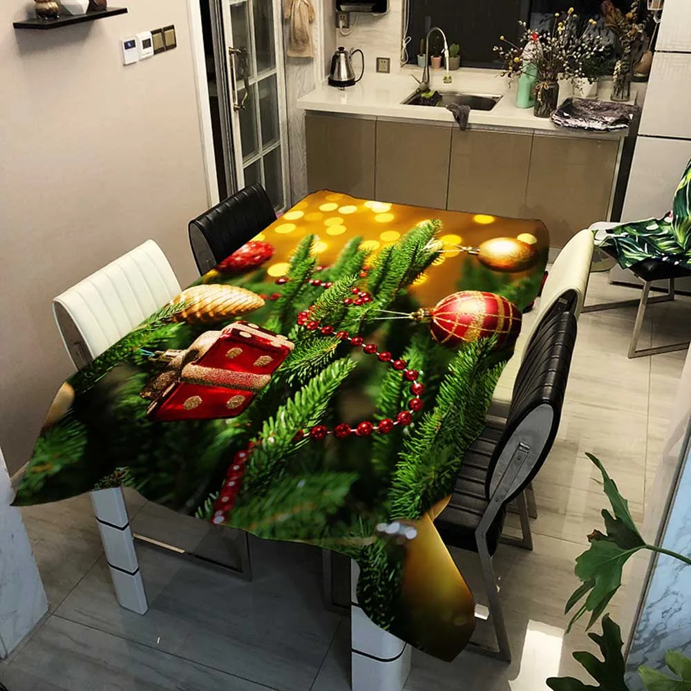 Рождественская праздничная скатерть