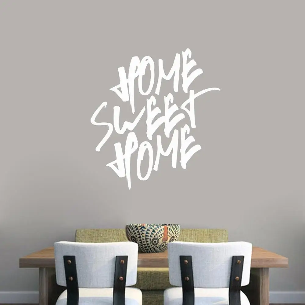 

Home Sweet Home Wall Decal Entryway Welcome Quotes Living Room Home Decoration Removeable Wall Art Vinyl Wall Stickers S072