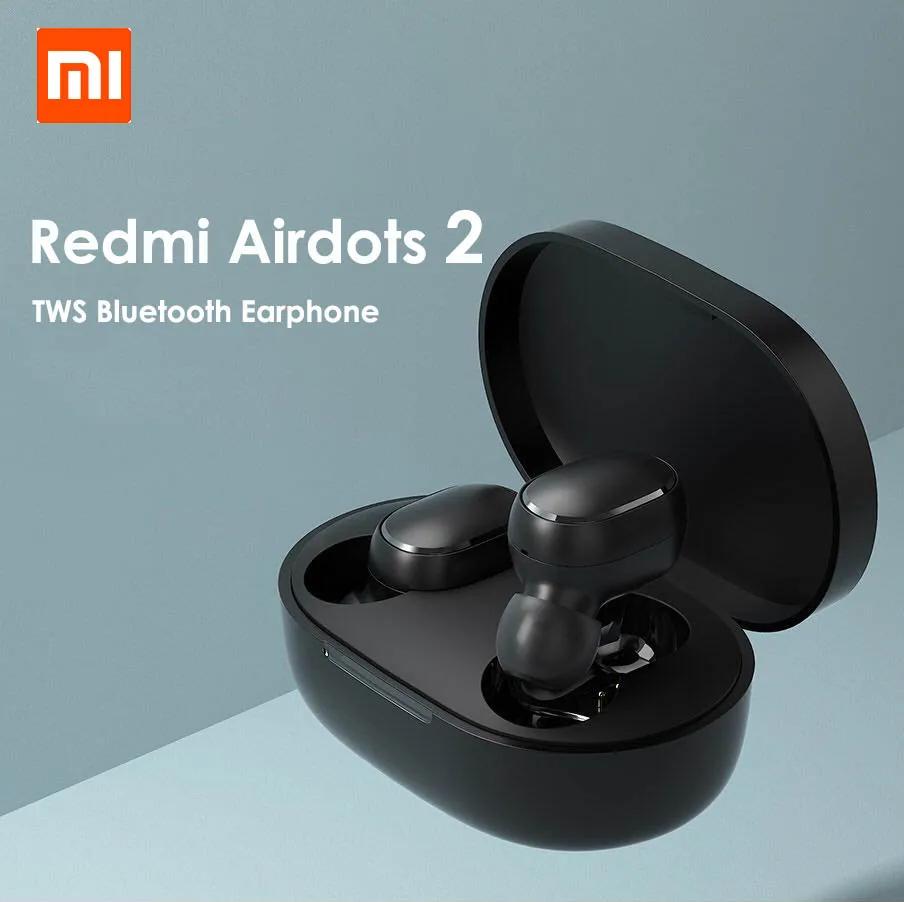 

20pcs/lot Original Xiaomi Redmi Airdots 2 S TWS Earphone Wireless Bluetooth 5.0 With Mic Airdots 2 Earbuds AI Control headset