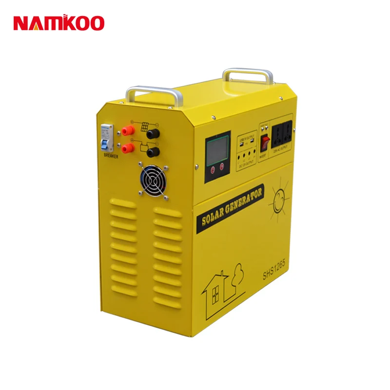 

500w good energy home lighting system solar power bank portable