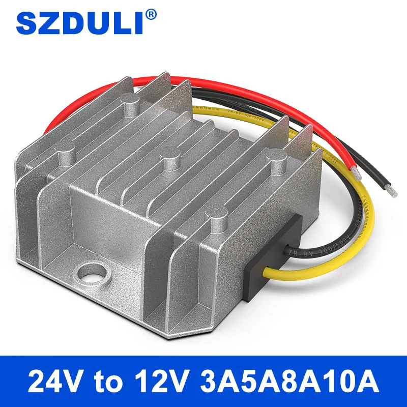 

24V to 12V DC power supply buck 24V to 12V car power transformer module converter waterproof