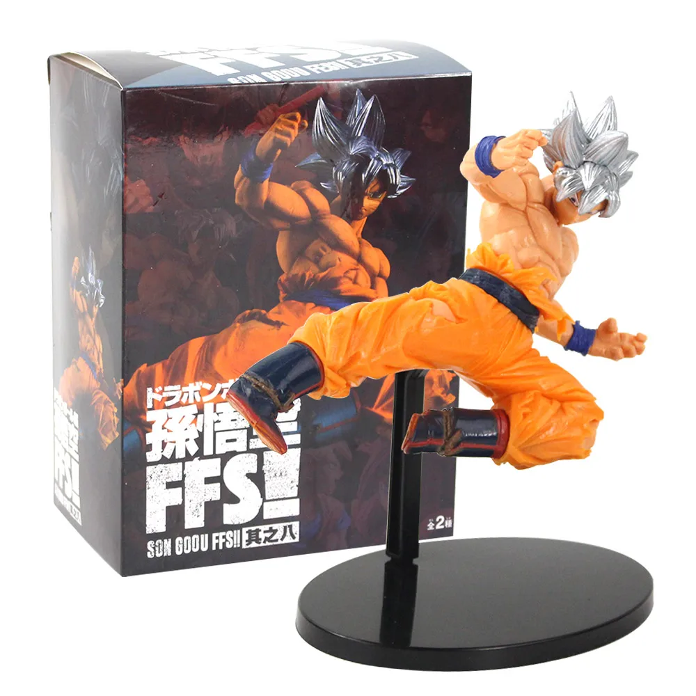 Dragon Ball Сон Гоку фигурка игрушки FES Black Gokou Zamasu Супер Saiyan Бог синие серебряные волосы Битва Ver Аниме Модель Куклы - Цвет: Style L With Box