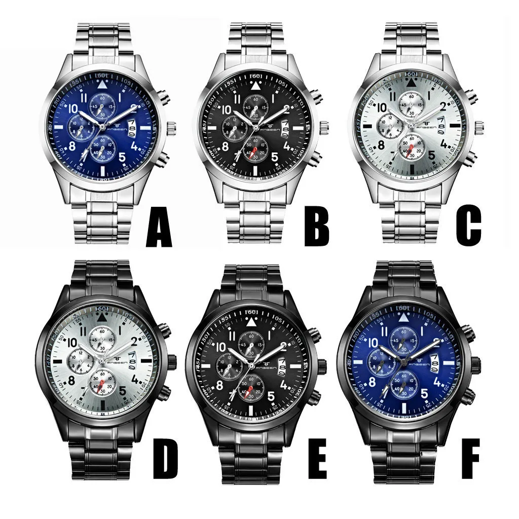 Бизнес часы для мужчин 2020 Роскошные Брендовые мужские Часы повседневные