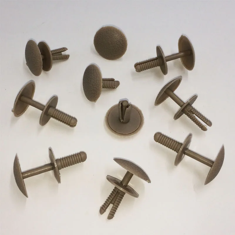 20 шт. 7 мм 8 бежево серый пластиковый зажим для крепления фотоэлемент розетка