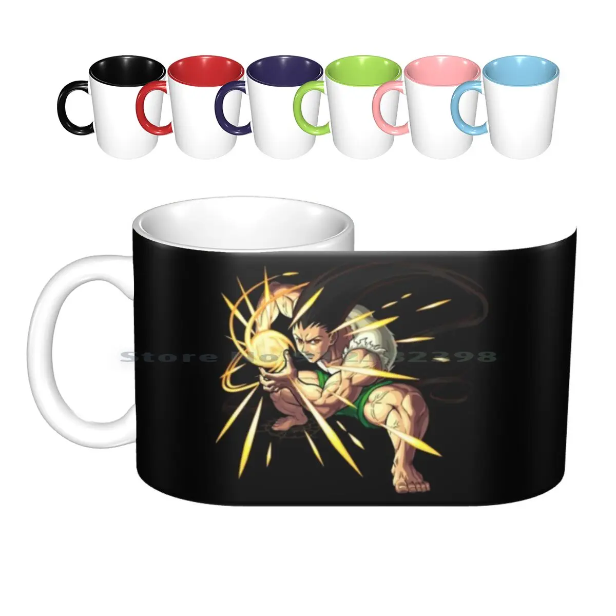 

Взрослые гоны аниме эстетика/Hunter X Hunter Керамические Кружки Кофейные чашки Кружка для молока чая аниме Hunter X Hunter Gon