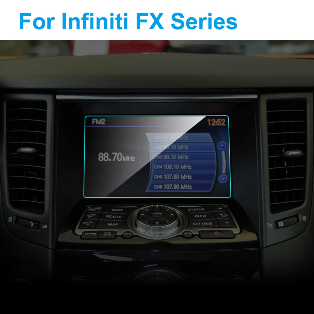 Автомобильный протектор экрана для Infiniti FX37 FX30D FX35 FX50 FX45 FX серии интерьер
