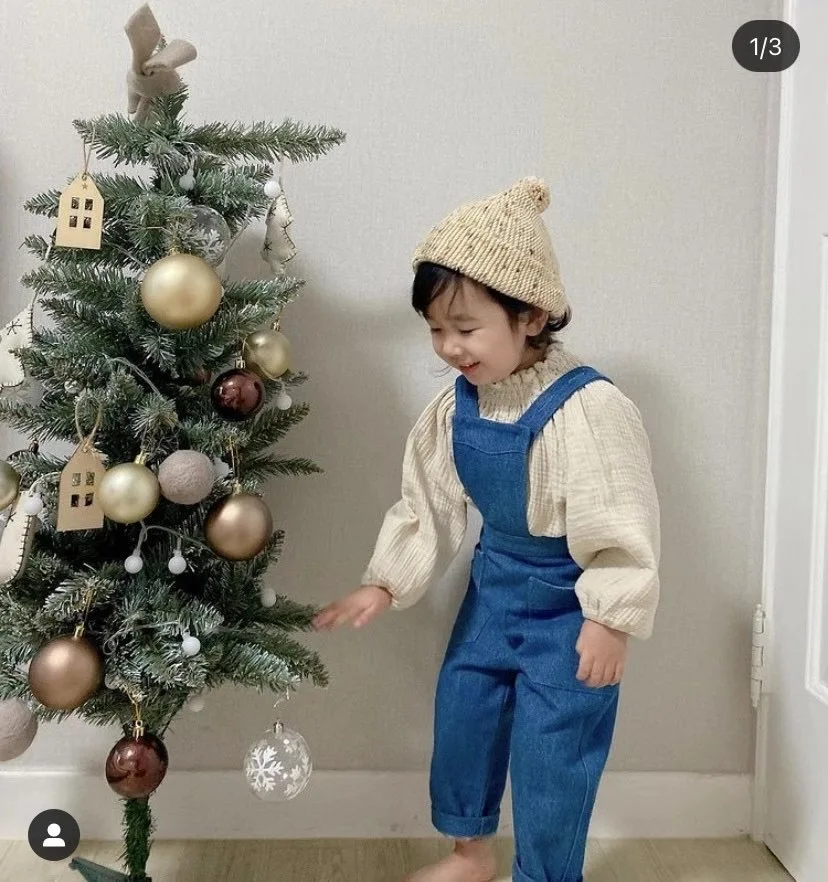 

Kids Girl Strap Overalls with Long Leg Soor Ploom Children Overalls Spring Summer Brand Fashion One-piece Jumpsuit Kids Overalls