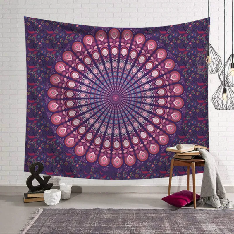

India Mandala Tapestry Wall Hanging Home Decorations Wall Cloth Tapestries Camping Blanket Yoga Mats Sleeping Pad