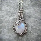2021 Трендовое винтажное ожерелье с подвеской Серебряная цепочка ожерелья с кристаллами для женщин женские Модные Ювелирные изделия Подарки Indie Grunge