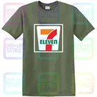 7 11 seven eleven Ретро футболка с потертым логотипом