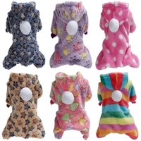 new puppy hoodie clothes plush dog warm comfortable clothes pet winter jumpsuit fashion pet outfits supplies