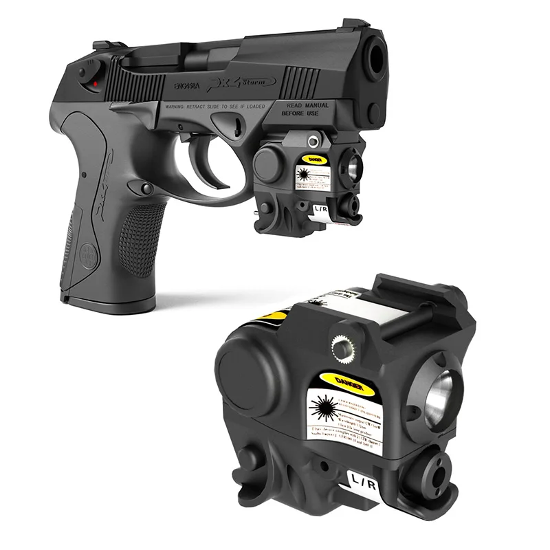 

Mini Red Green Mira Laser para pistola defensa personal Tactical Gun Flashlight for Taurus G2C TH9 9mm TS9 Glock19 Px4 M & P