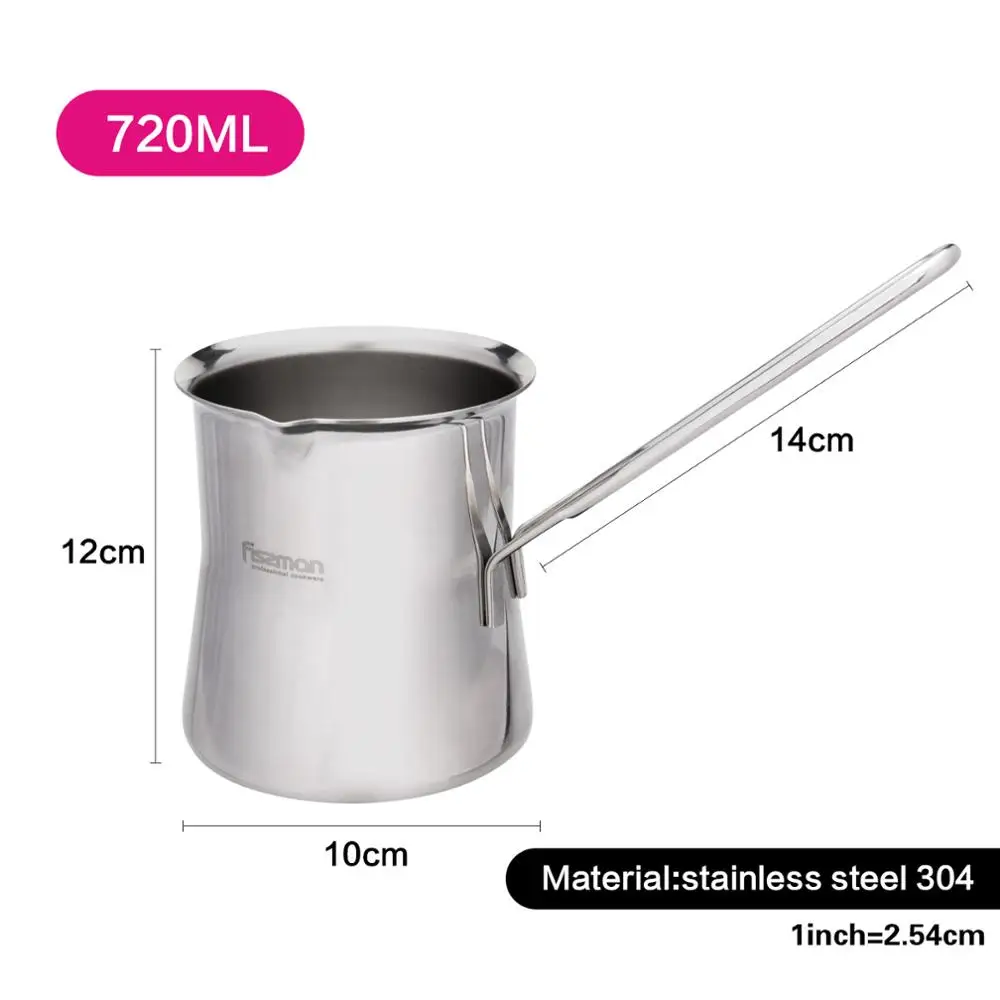 FISSMAN кофейник с длинной ручкой из нержавеющей стали инструменты для