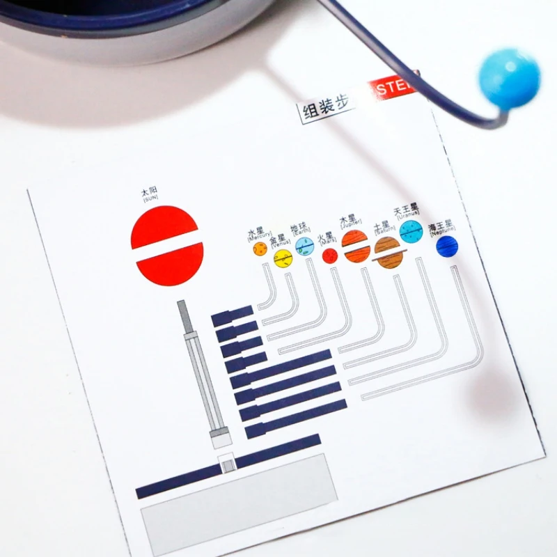 9 планет DIY Популярная 3D научная модель солнечной системы детская сборная игрушка