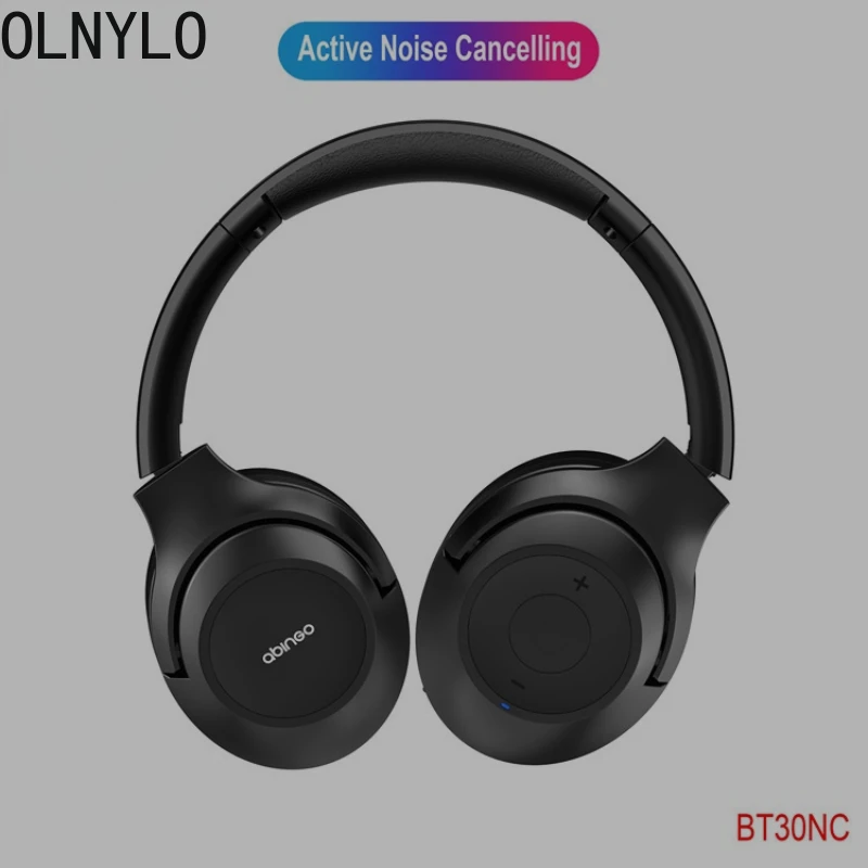 

ANC Active Noise Cancelling Head-mounted Wireless Bluetooth Headset BT30NCaudiophile headphones xiaomi