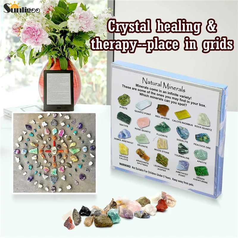

Sunligoo 20x миниатюрный натуральный минеральный камень для оздоровления чакры от коллекционеров