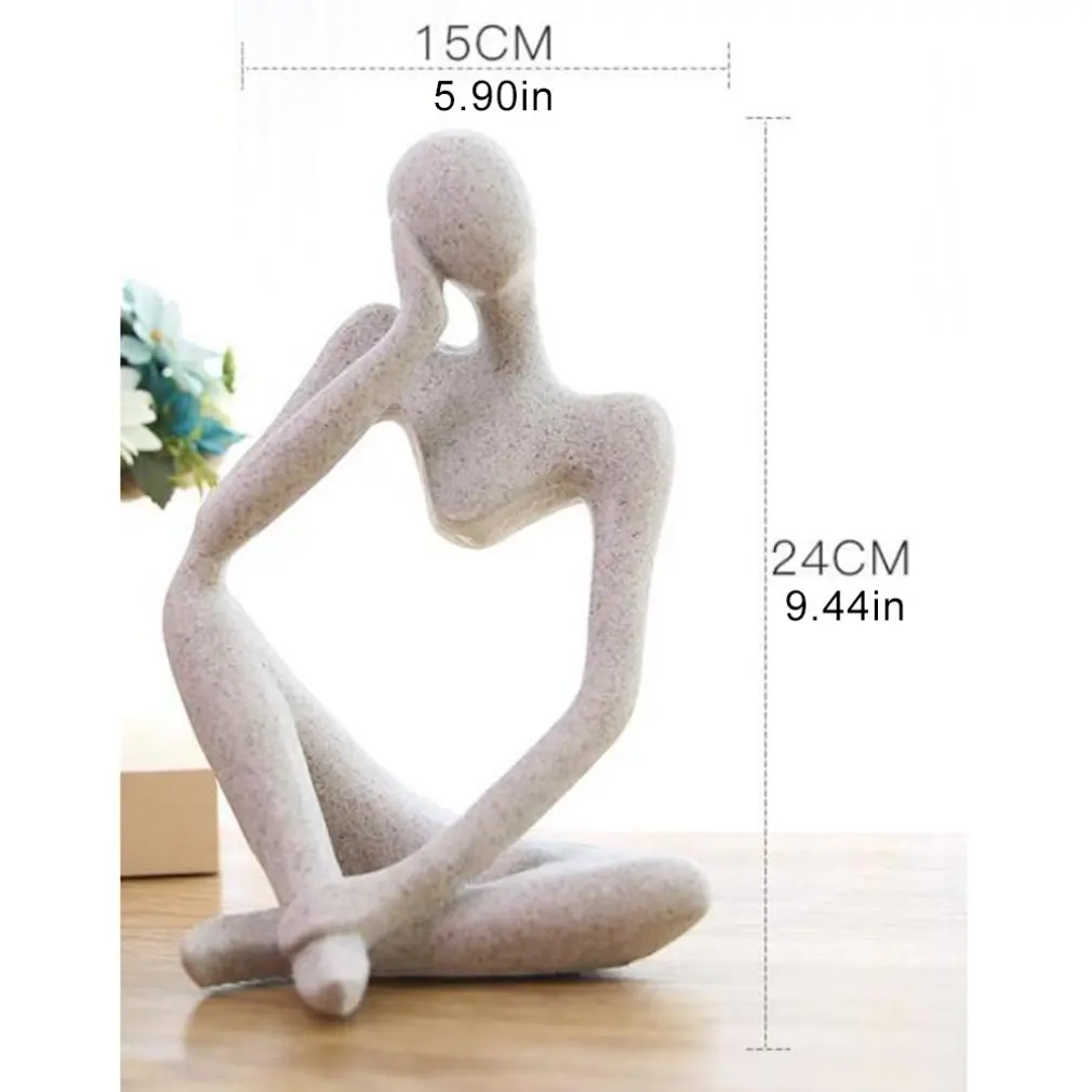 

Nordic Abstract Characters Retro Crafts Decorationmodern Minimalist Living Room Office Wine Cabinet Model