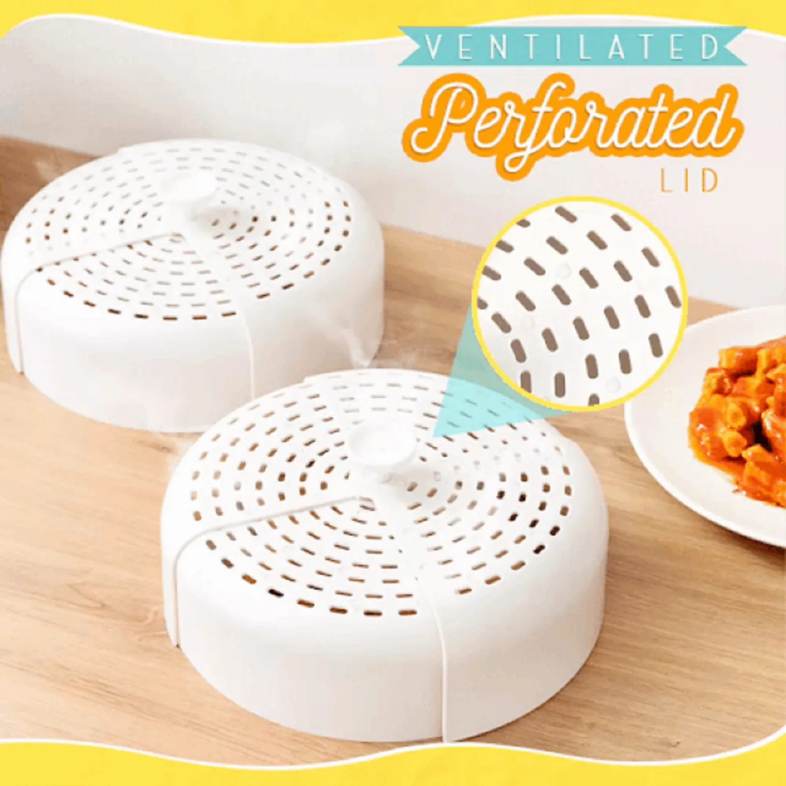 1 шт. портативная круглая крышка для еды пластиковая комаров кухонные