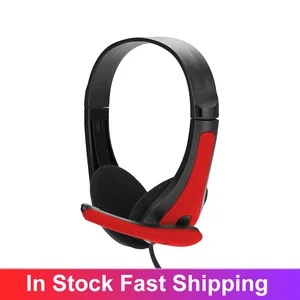 3 colors wired gaming headphones over ear stereo bass wired earphones headset with microphone for pc computer laptop mp3 player free global shipping