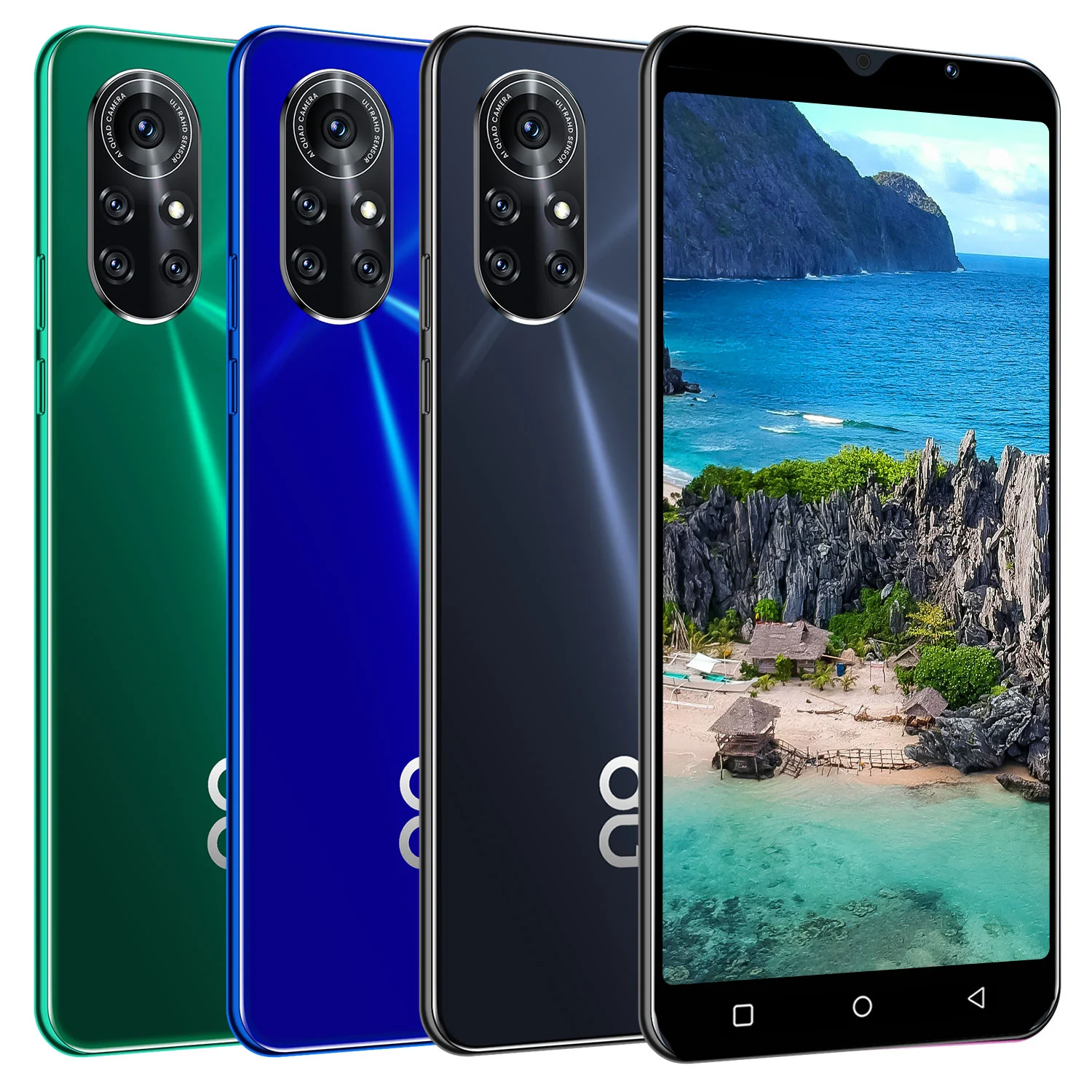 

Global Version Nowa8pro Smartphone New MediaTek 32MP Big Screen 6800mAh 5G 6.0 Inch 8 256GB 10Core Ce