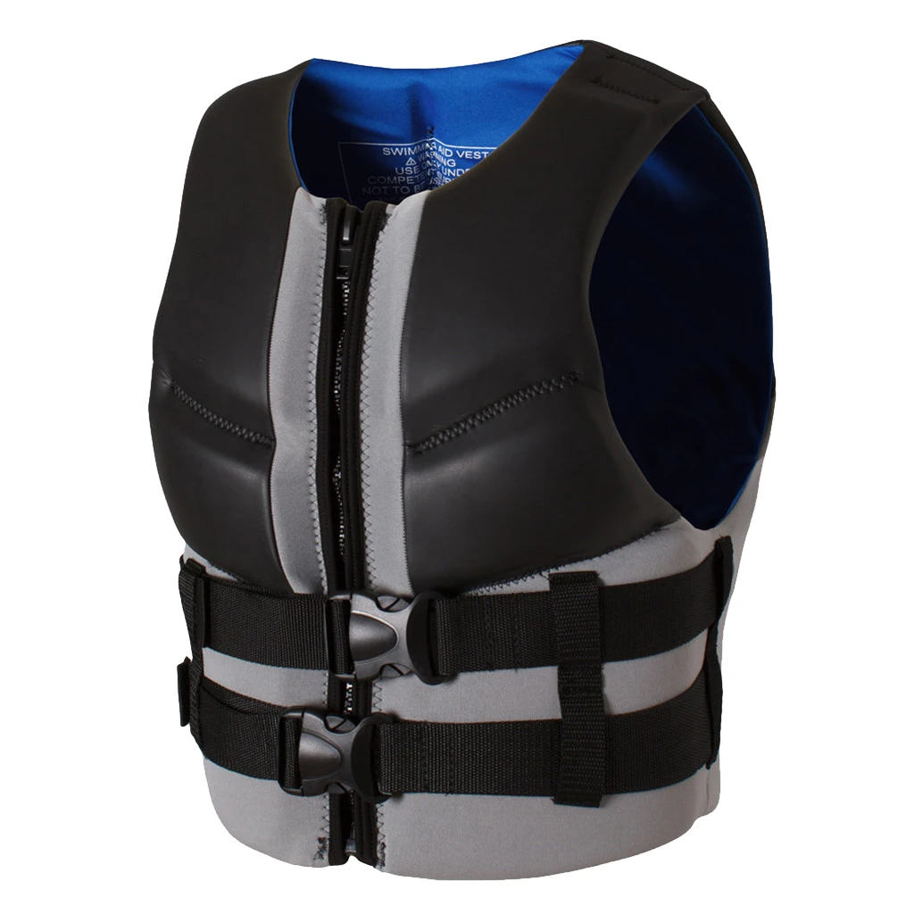 

Inflatable Safety Jacket PFD Safety Vest Highly Visible Inflate Lifesaving Black Floating Inflate Survival Aid Lifesaving