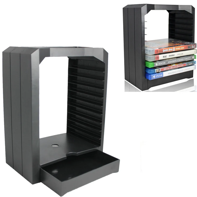 Ps4 Ps 4 универсальная игровая витрина для хранения Tower 10 Cd Игры держатель Playstation Slim