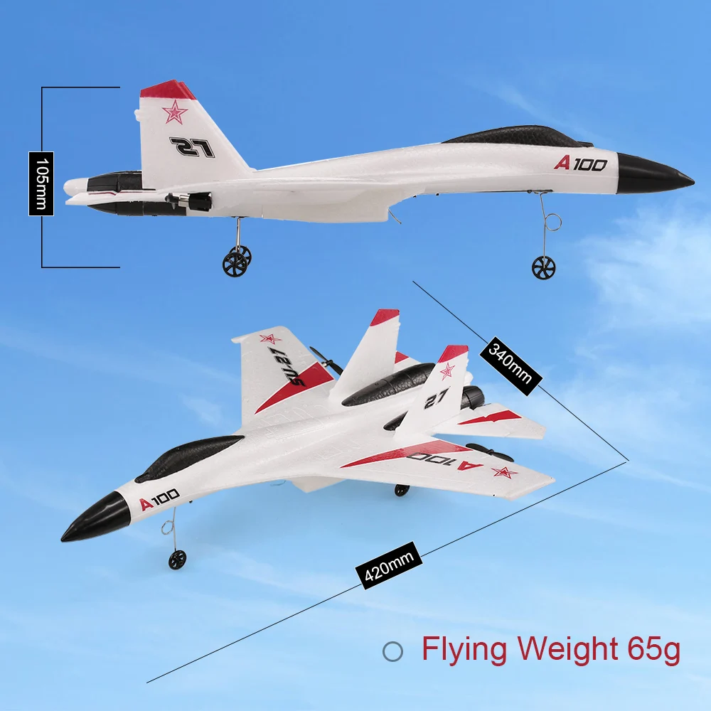 Wltoys XK A100 модель радиоуправляемого самолета 2 4G 3CH EPP трехканальный планер с